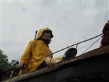 La Petite Géante en bateau